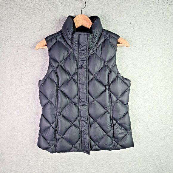 Eddie Bauer Premium Goose Down Quilted Vest EB700 Black Medium Puffer Capsule - Picture 4 of 13